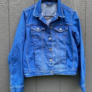 Topshop Moto Jean Jacket Size 6